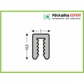 Профіль " П " анодований