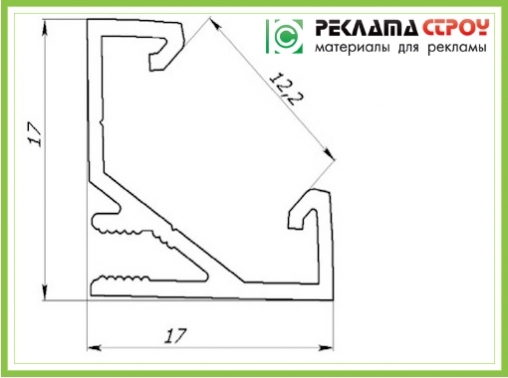 LED Профиль (ЛПУ-17)