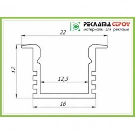 LED Профиль (ЛПВ-12)