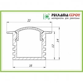 LED Профиль (ЛПВ-12)